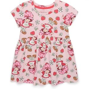NWT Set of 3 Girls Toddler Dresses: Shrrawberry Shortcake, Mini Mouse & Barbie